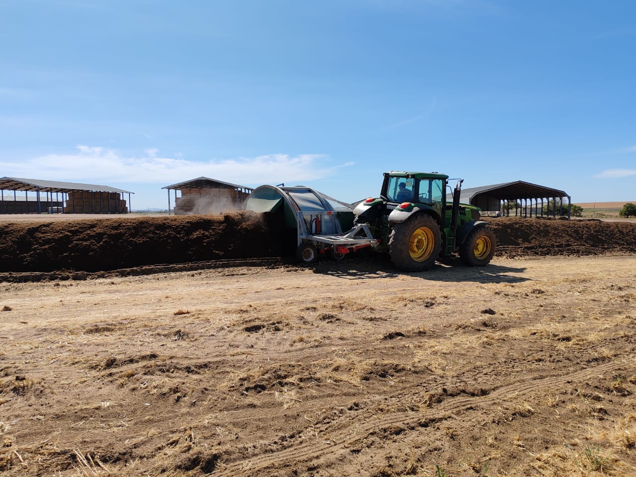 TM4 Compost Turner | 4 meter Tractor-Powered Windrow Compost Turner South Africa thumbnail 5