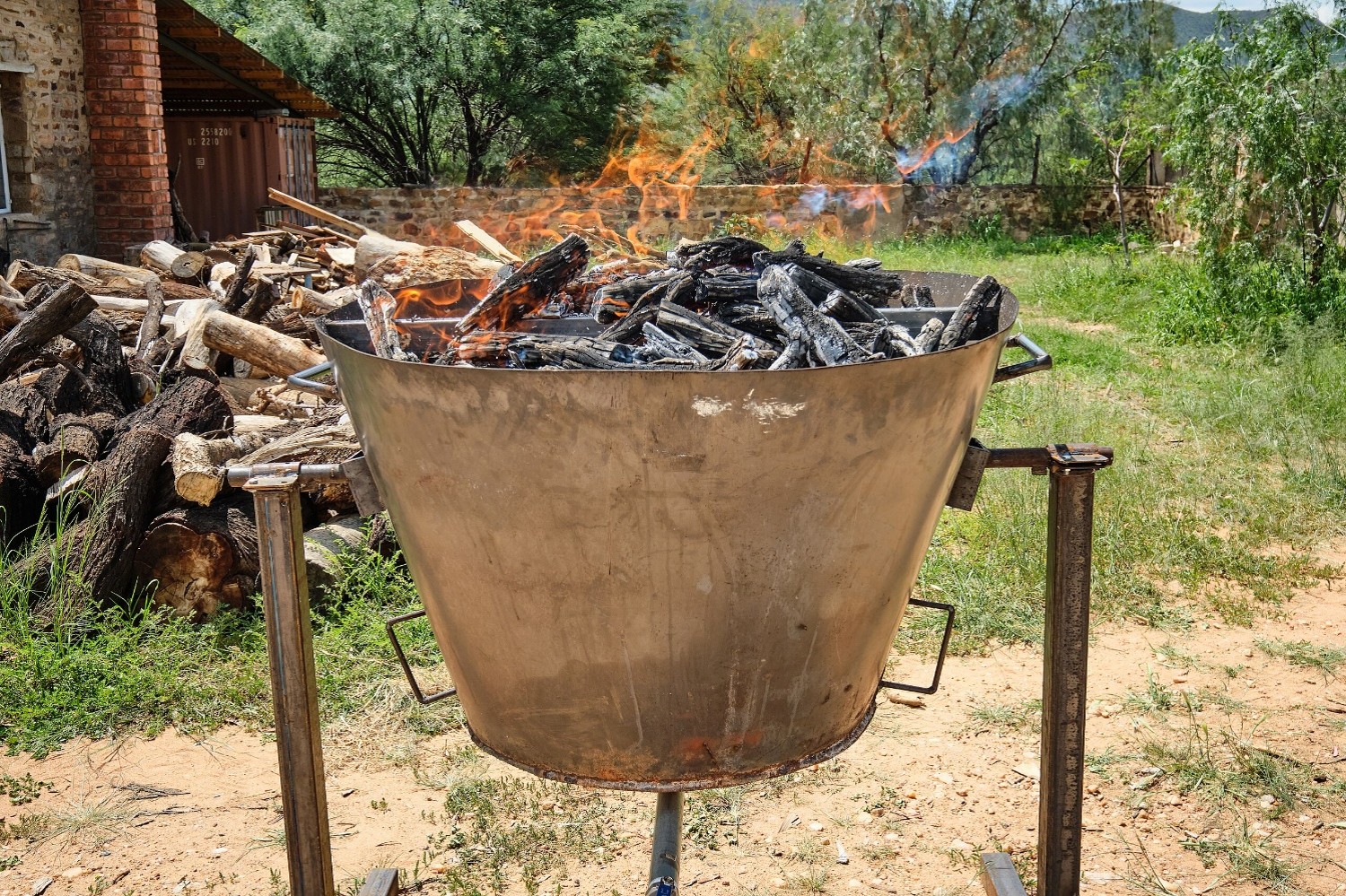 Kon-Tiki Biochar Kiln | Open Flame Biochar Production