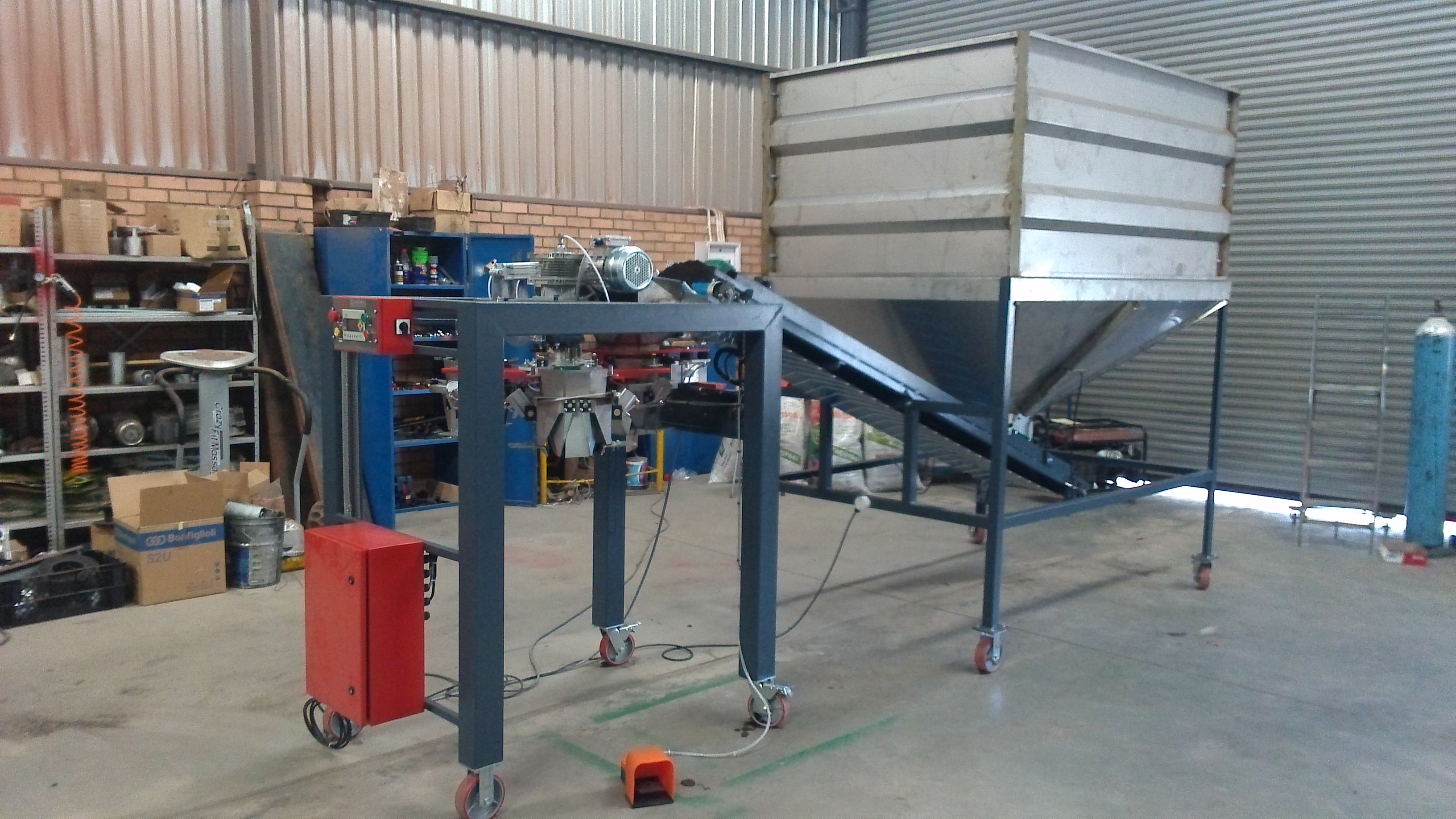 Manual Bag Filling Station | Compost, Mulch & Soil Bagging Equipment South Africa