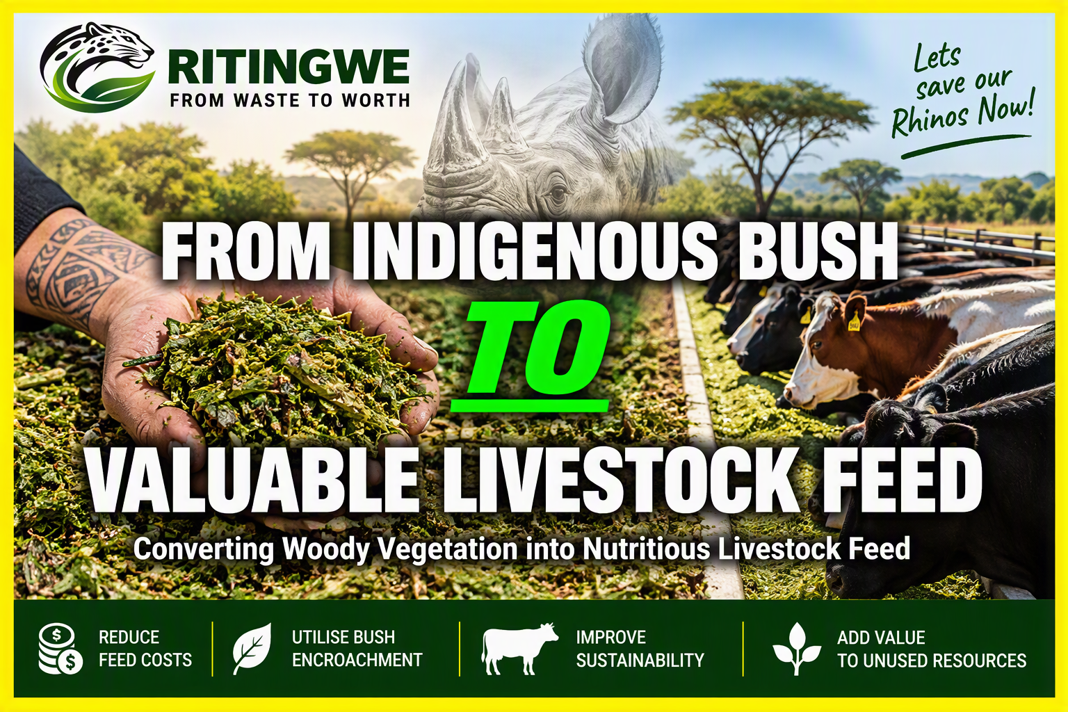 Bush Feed South Africa | Bush to Feed, Farmer Trials, Analysis & Drought Feeding Solutions